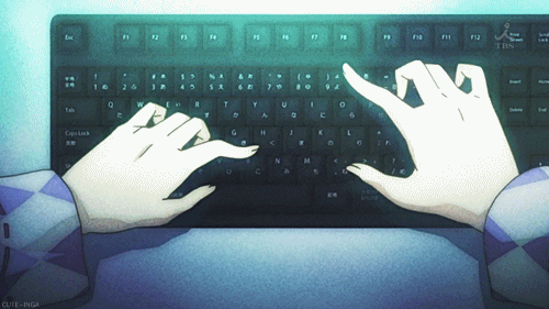 The Blue Exposed - Are you not getting your sleep? 1 Anime typing gif Anime AllAnimeMag