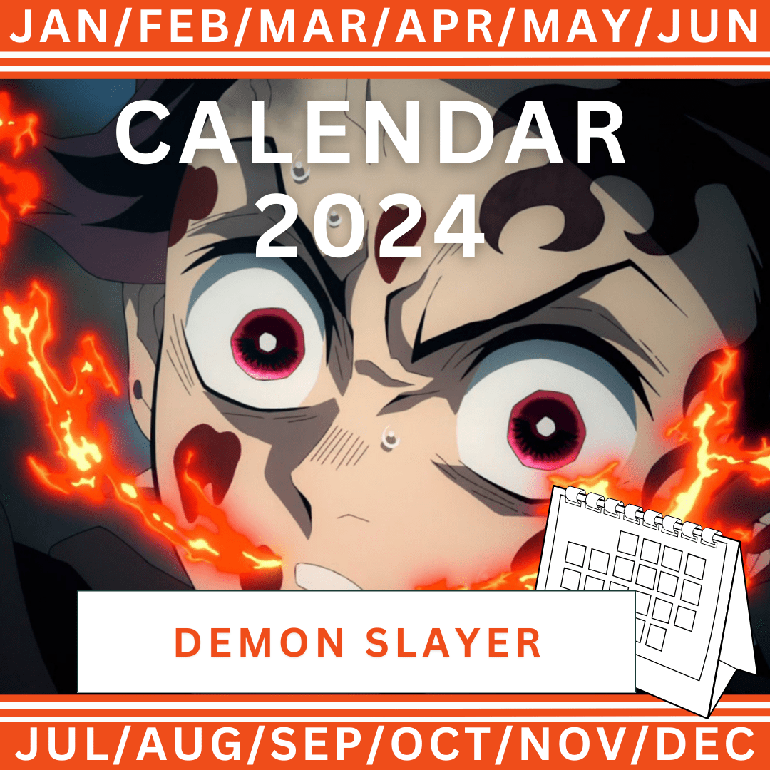 Free Demon Slayer 2024 Calendars